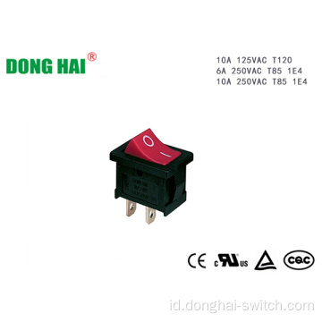 Tombol Merah 2 posisi ON OFF Rocker Switch